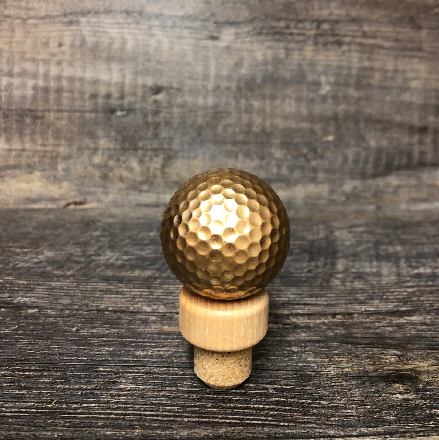 Golf Ball Wine Stopper Funny Dad Gift Gag Gift Stocking Stuffer Novelty Bottle Wine Cork Gold Birthday Father's Day Golfer Gift Wine Lover