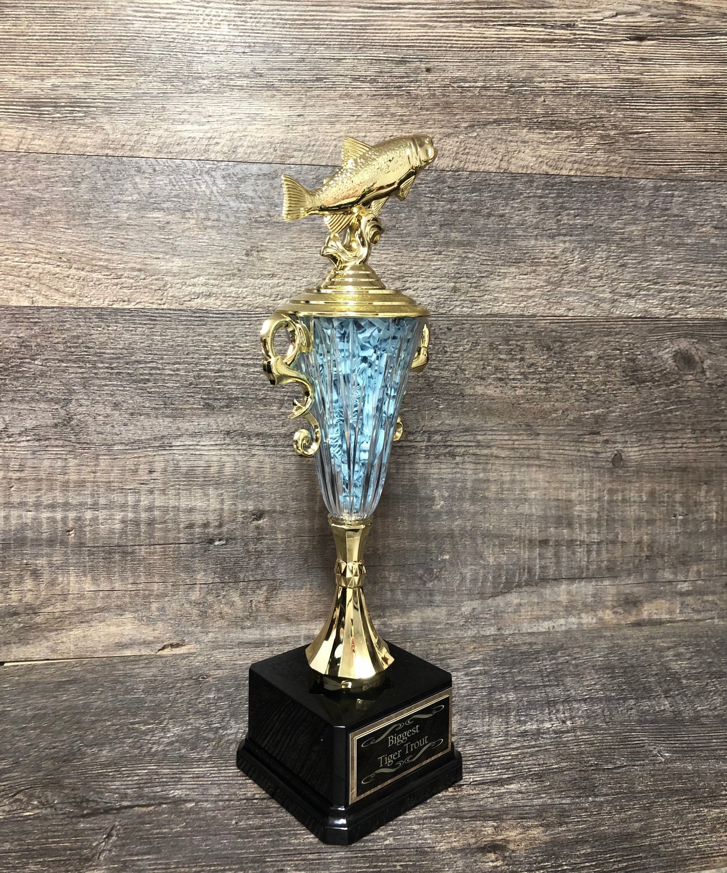 Fishing Trophy Fishing Derby Tournament Trophy Award Biggest Bass Biggest Trout Fish Personalized Trophy Biggest Fish Competition Winner