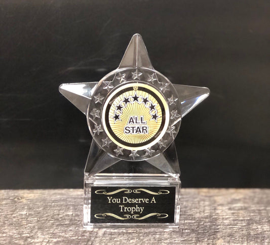 Personalized Father’s Day Gift Mini Star Trophy World’s Greatest Dad Gift You Deserve A Trophy Best Dad Trophy Award Appreciation Award