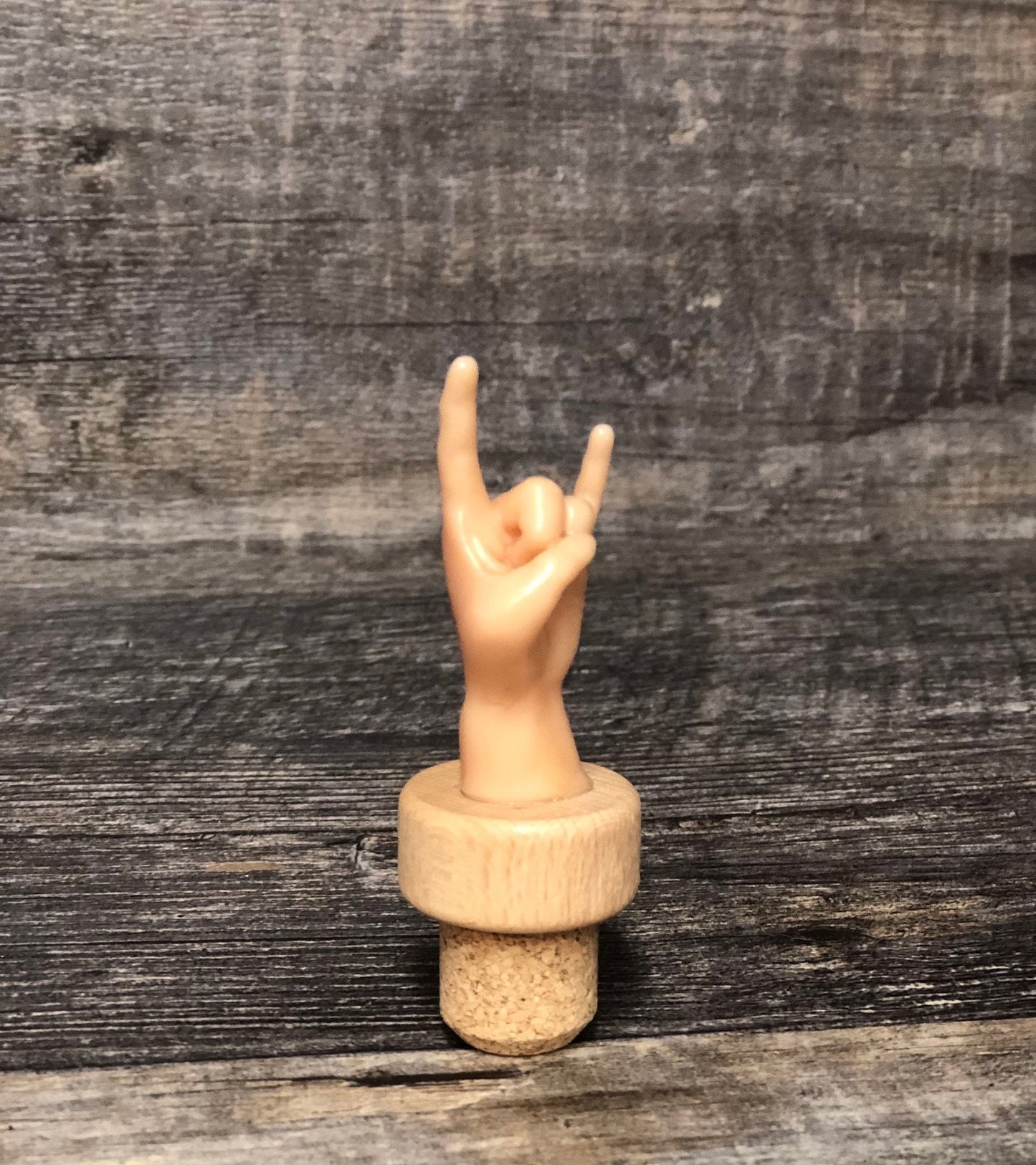 YOU ROCK Father's Day Wine Stopper Dad Gift Novelty Bottle Wine Cork Rock On Hand Birthday Gag Gift Wine Lover Adult Humor