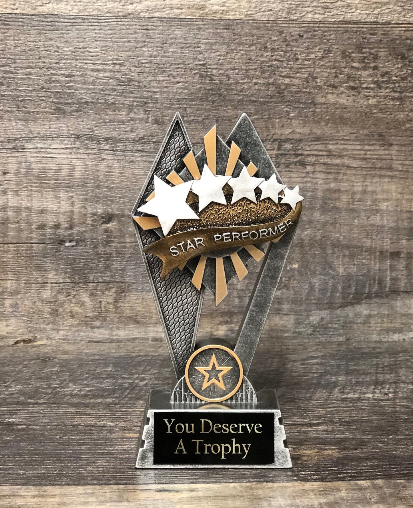 Perfect Attendance Award Mini Star Trophy Personalized You Deserve A Trophy Top Reader Achievement Award School Appreciation Award