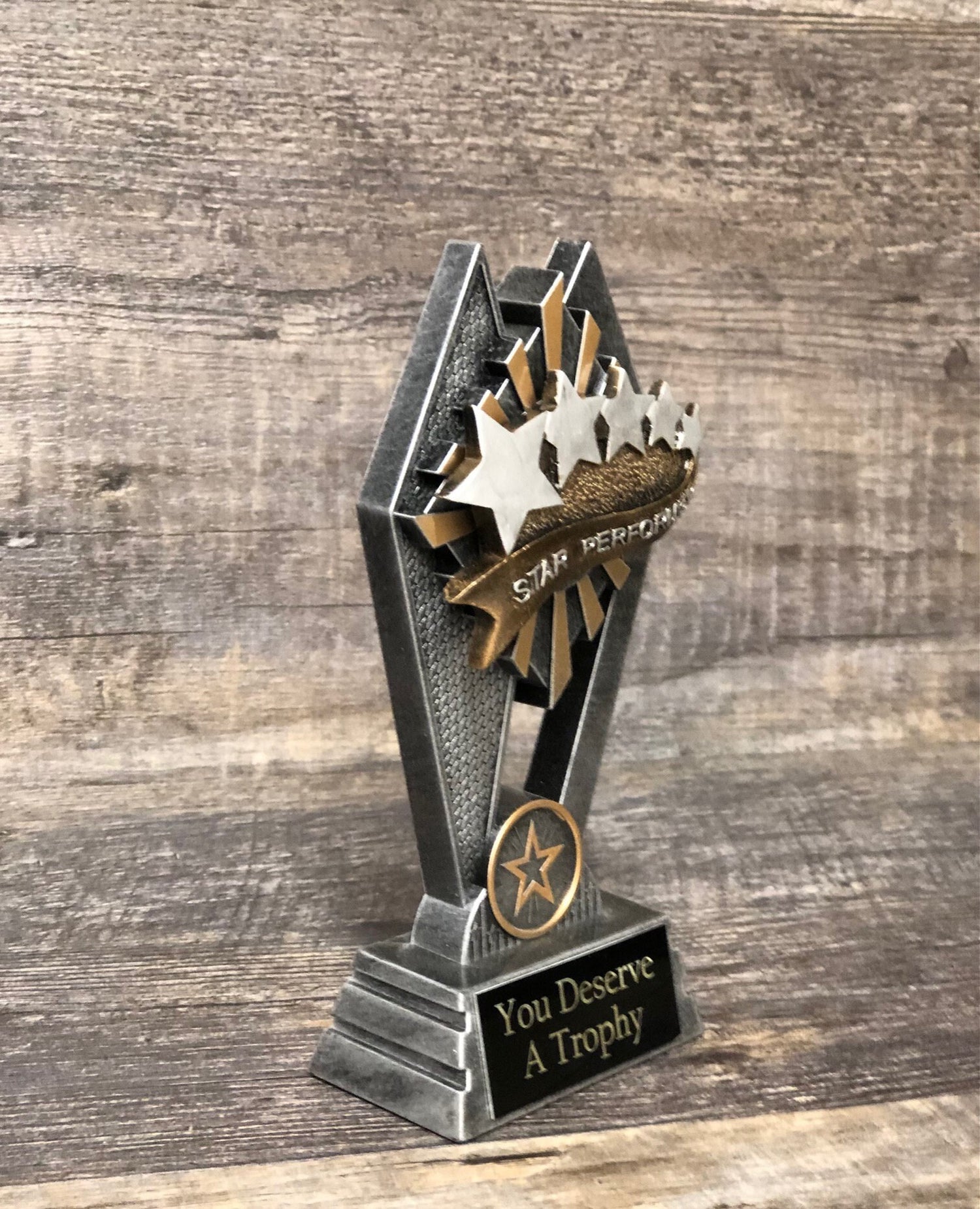 Perfect Attendance Award Mini Star Trophy Personalized You Deserve A Trophy Top Reader Achievement Award School Appreciation Award