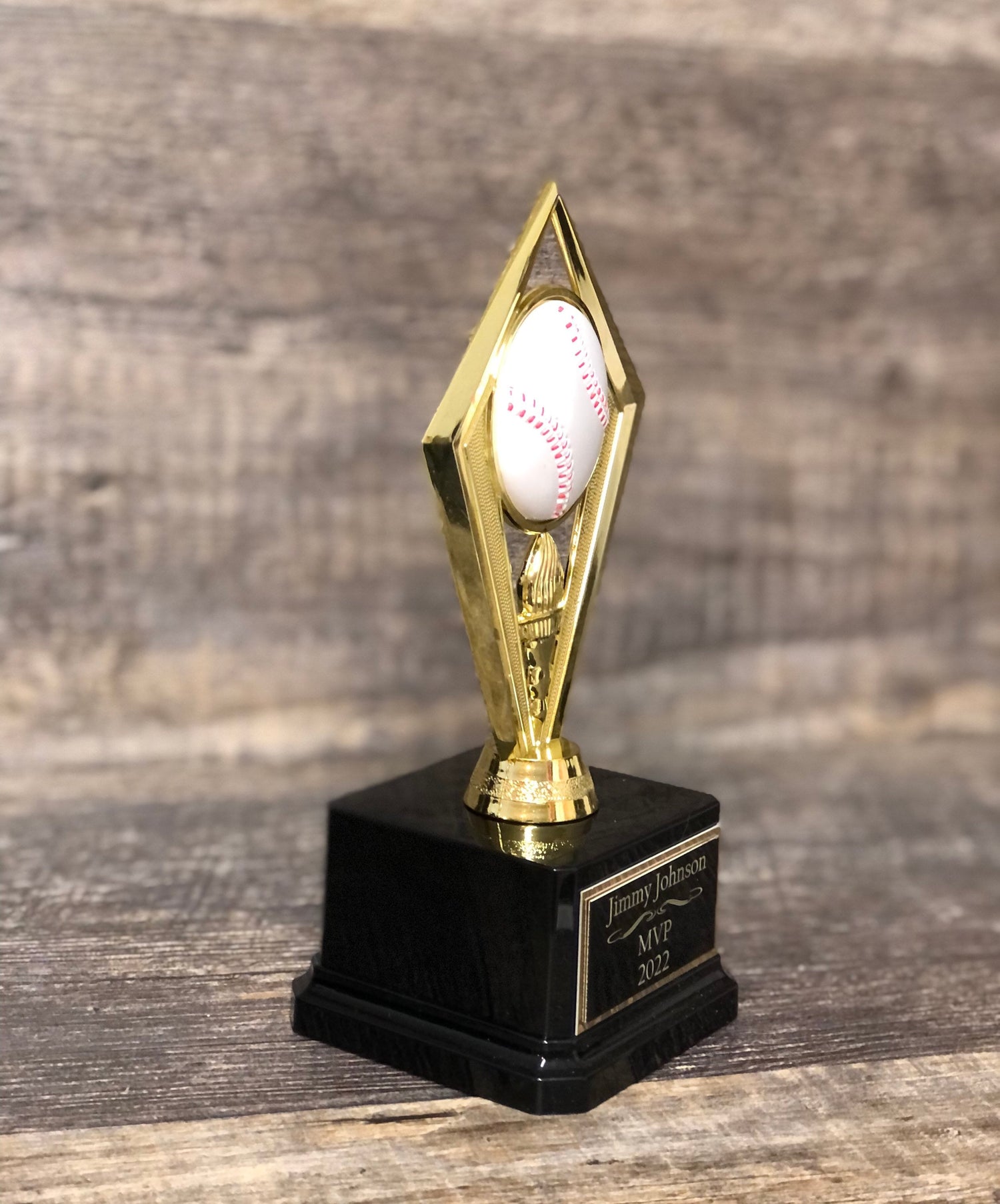 SET OF 6 Baseball Trophies T-Ball Team Trophies Kids Baseball Team Trophy League Economy Participation Award Sports Trophy