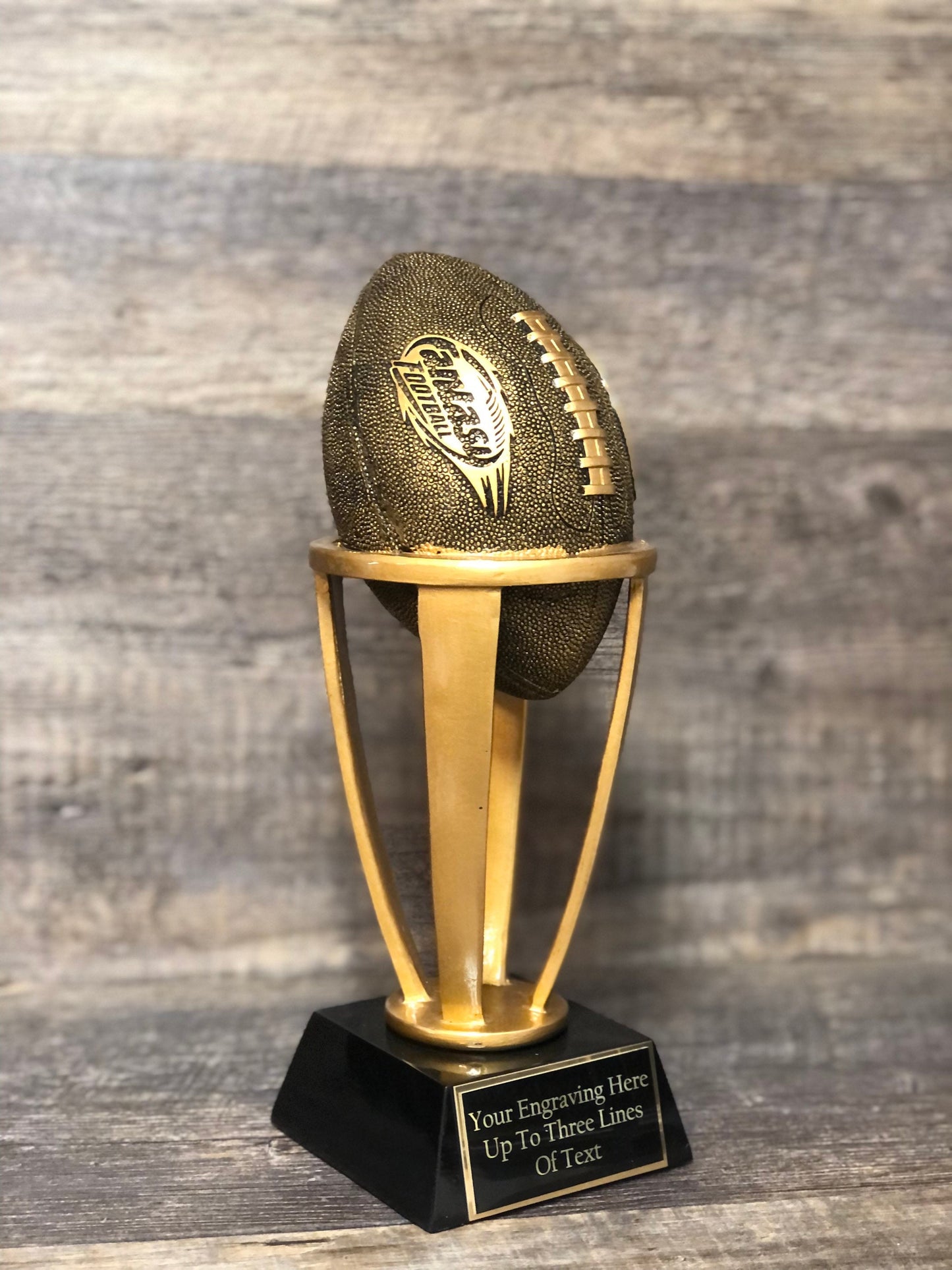 Fantasy Football Trophy League Trophy FFL Trophy  10.75" Custom Engraved Championship Football Trophy League Sports Award Winner