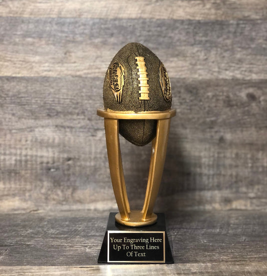 Fantasy Football Trophy League Trophy FFL Trophy  10.75" Custom Engraved Championship Football Trophy League Sports Award Winner