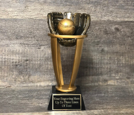 Baseball Trophy MVP Baseball Award Fantasy Baseball Trophy 10.75" Personalized Baseball Trophy Championship Funny Trophy