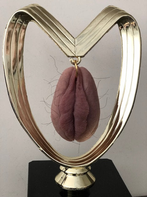 HAIRY Vagina Trophy Golf Loser Trophy Last Place Over Par Trophy Biggest Pussy Funny Golf Trophy Adult Humor Gag Gift Pussy Vagina Trophy