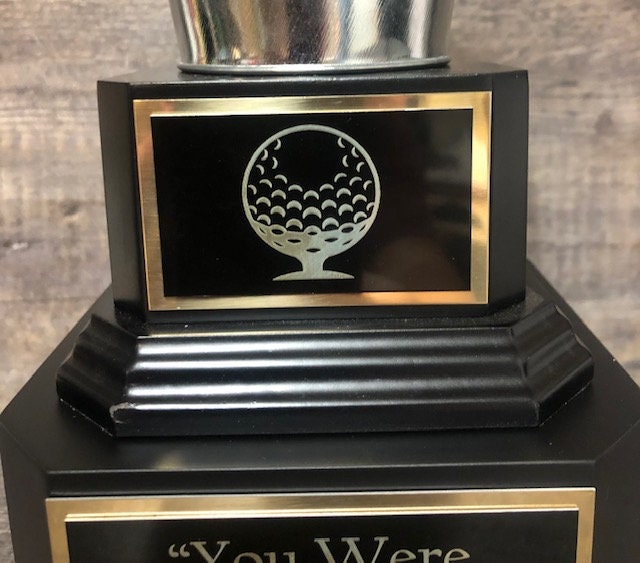 Golf Trophy Funny Loser Testicle Trophy Perpetual You Suck Last Place Trophy You've Got Balls Funny Trophy Adult Humor Testicle Guy's Trip