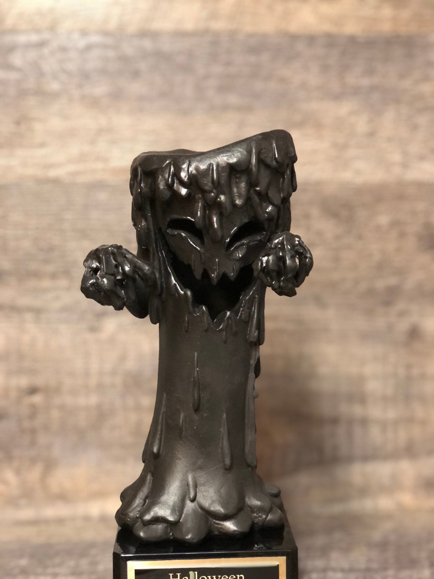 Halloween Trophy Creepy Melting Tea Candle Holder Scariest Costume Contest Best Costume Dia De Los Muertos Trophy Halloween Decor