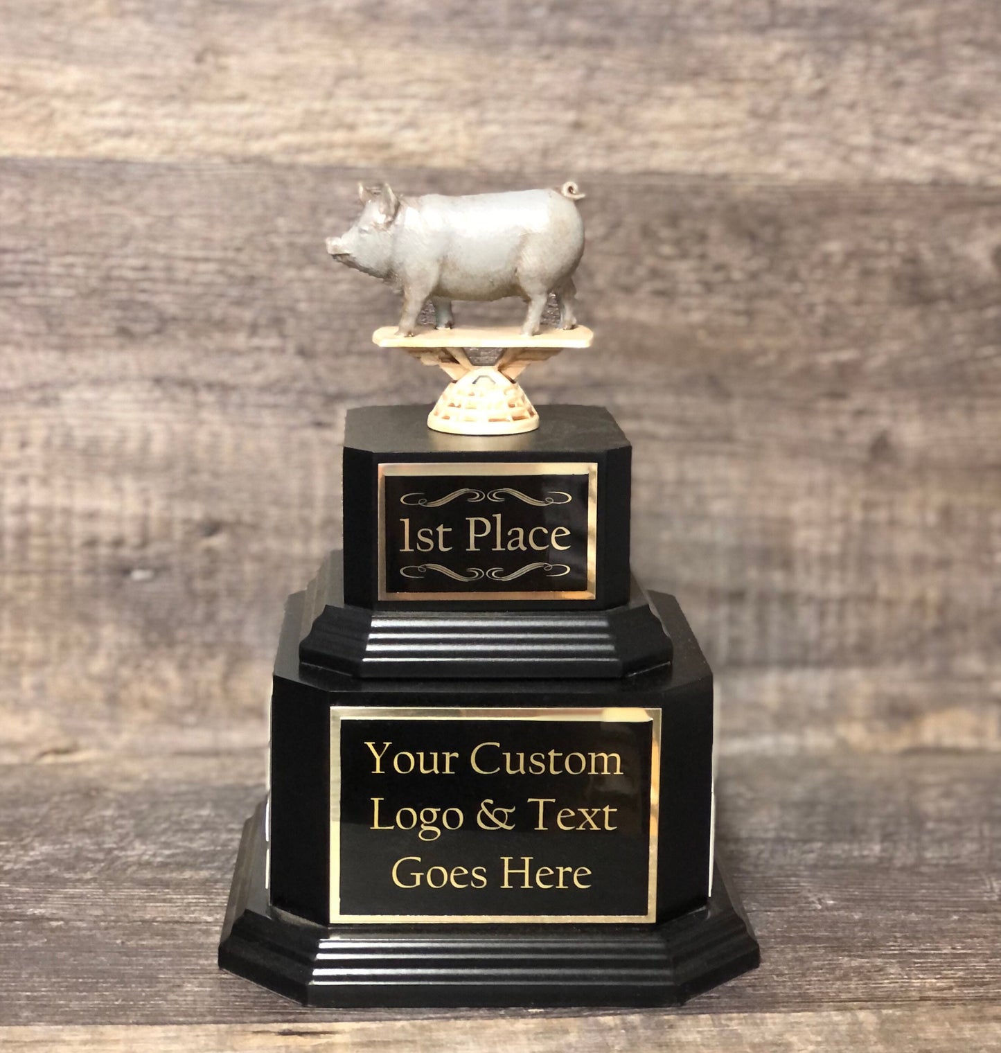 BBQ Trophy Perpetual Competition Cook Off Champion Trophy Best BBQ Trophy Pig Trophy Best Ribs Best Chicken Best Beef Trophy Award Winner