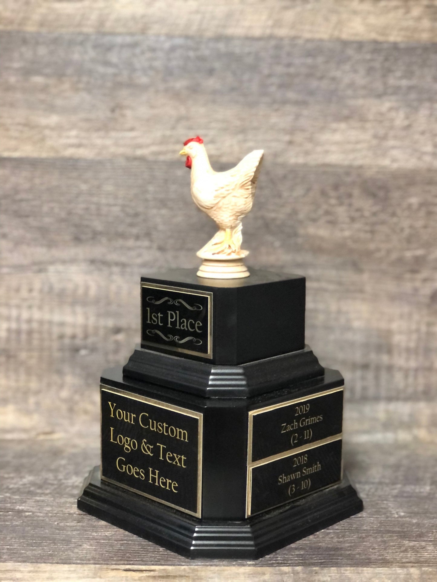 BBQ Trophy Perpetual Competition Cook Off Champion Trophy Best BBQ Trophy Best Chicken Trophy Best Wings Trophy Wing Eating Award Winner