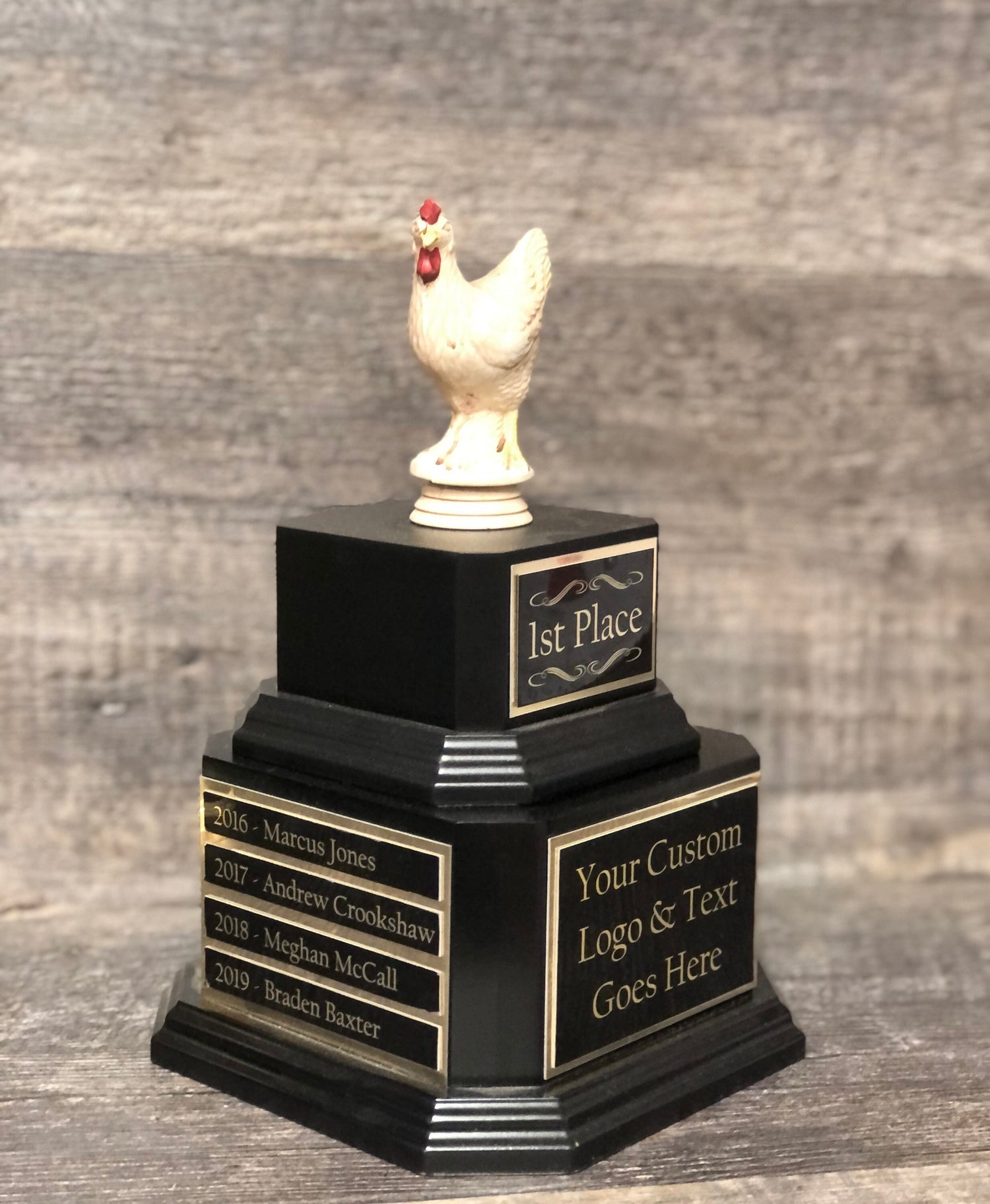 BBQ Trophy Perpetual Competition Cook Off Champion Trophy Best BBQ Trophy Best Chicken Trophy Best Wings Trophy Wing Eating Award Winner