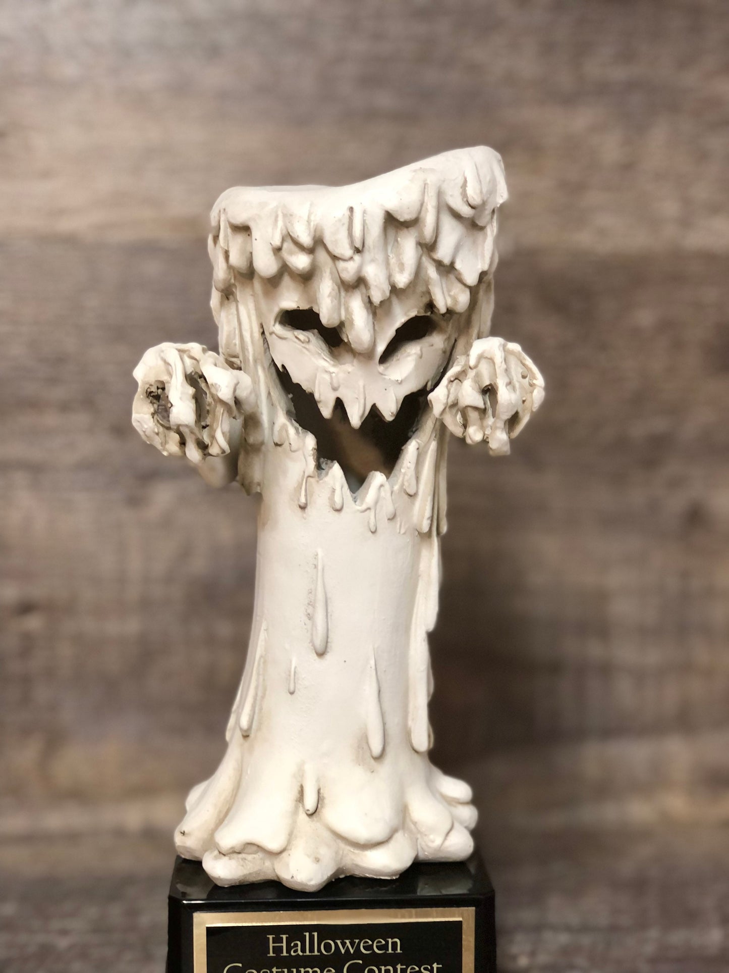 Halloween Trophy Creepy Melting Candle Scariest Costume Contest Best Costume Dia De Los Muertos Trophy Halloween Decor