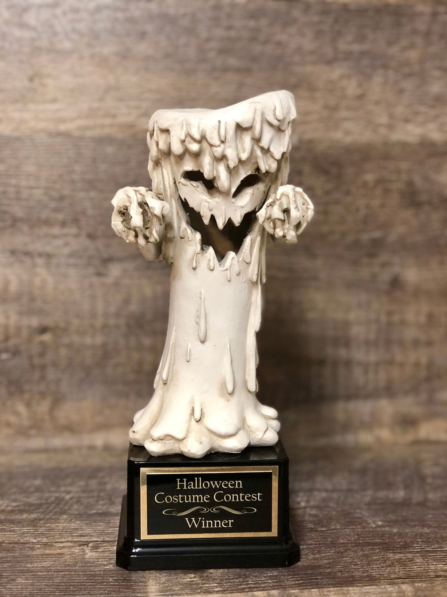 Halloween Trophy Creepy Melting Candle Scariest Costume Contest Best Costume Dia De Los Muertos Trophy Halloween Decor