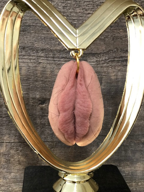 HAIRY Vagina Trophy Golf Loser Trophy Last Place Over Par Trophy Biggest Pussy Funny Golf Trophy Adult Humor Gag Gift Pussy Vagina Trophy