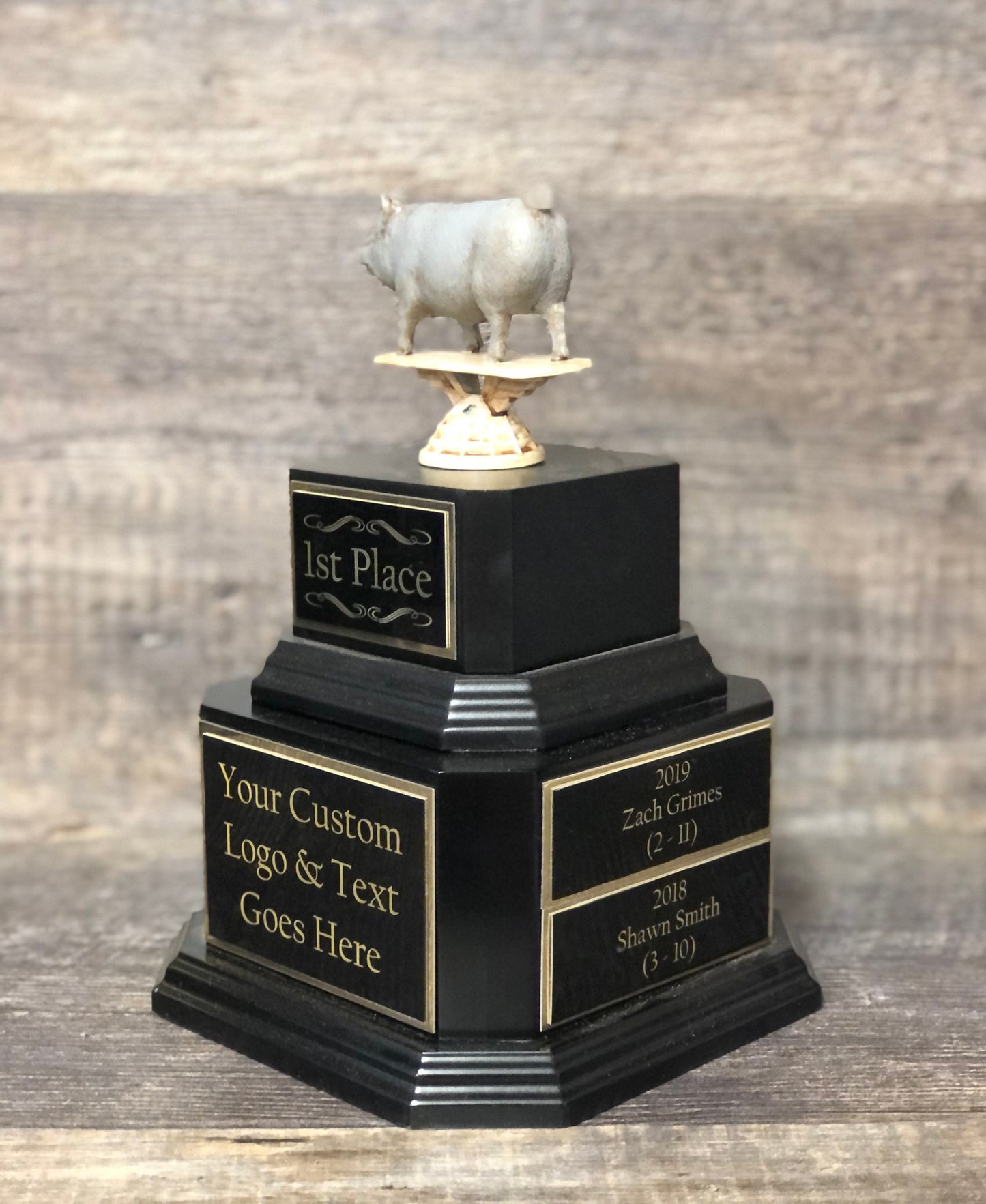 BBQ Trophy Perpetual Competition Cook Off Champion Trophy Best BBQ Trophy Pig Trophy Best Ribs Best Chicken Best Beef Trophy Award Winner