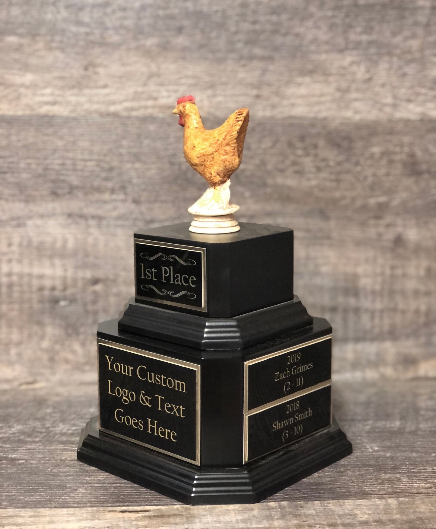 BBQ Trophy Perpetual Competition Cook Off Champion Trophy Best BBQ Trophy Best Chicken Trophy Best Wings Trophy Wing Eating Award Winner