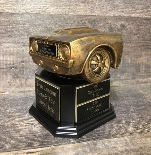 Car Show Trophy Perpetual Trophy Car Grill Hot Rod Racing Trophy Antique Gold Award Winner Best In Show Car Show Award Participant Trophy