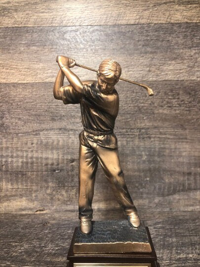 Set of 4 Classic Golf Trophies Tournament Trophy Golf Charity Event Hole In One Under Par Bragging Rights Best Score Guys Weekend Trip