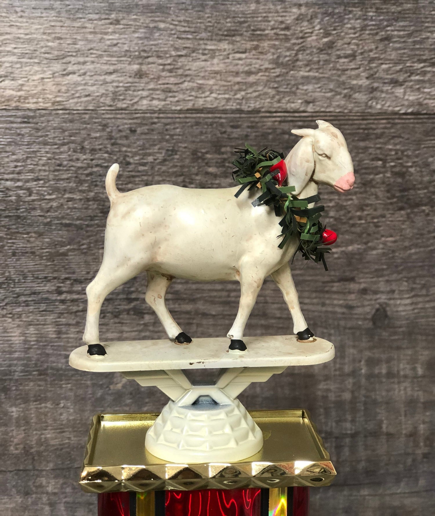 Funny Trophy GOAT Trophy Greatest of All Time Award Trophy Hand Painted Top Sales Motivational Achievement Award Personalized Winner