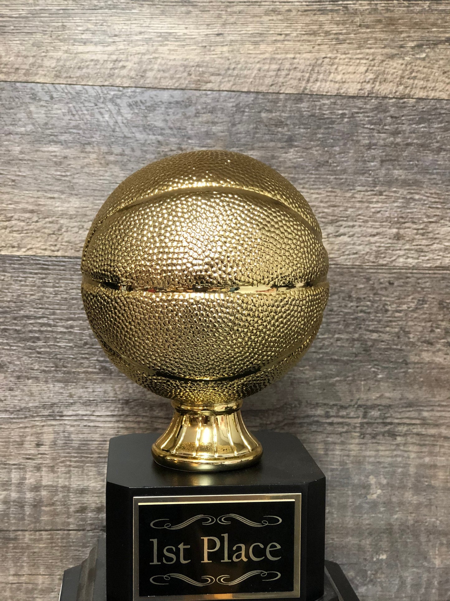 Basketball Trophy Basketball Madness Fantasy Trophy 6 or 12  Perpetual Trophy League Bracket Winner Fantasy Basketball Award Trophy