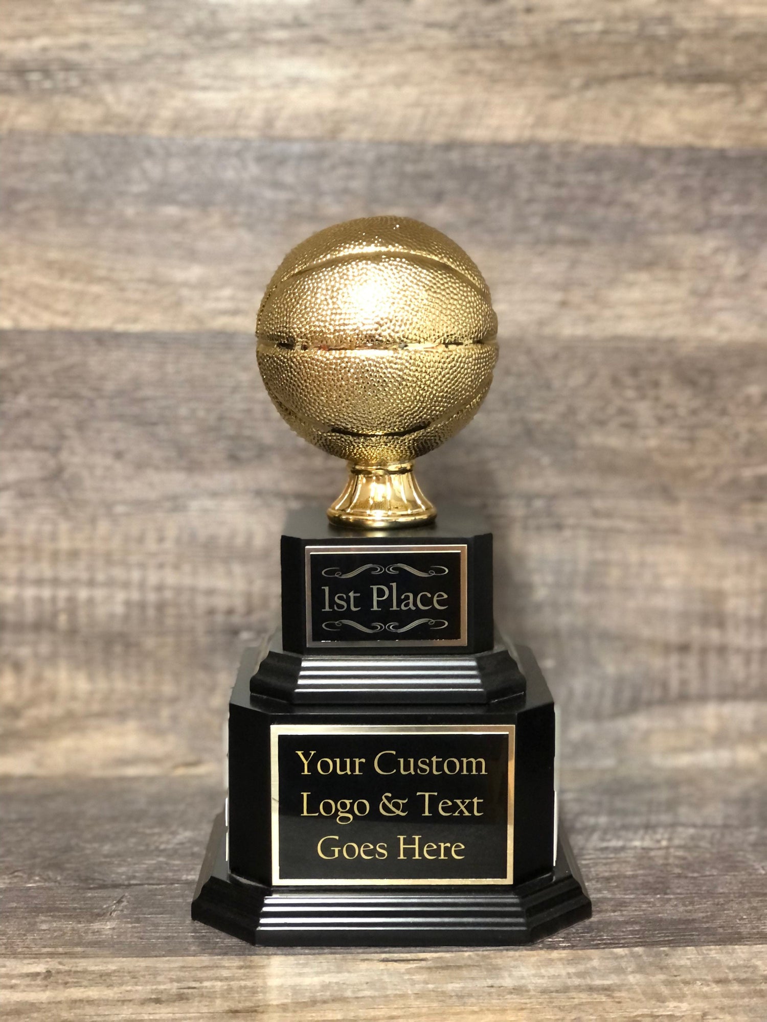 Basketball Trophy Basketball Madness Fantasy Trophy 6 or 12  Perpetual Trophy League Bracket Winner Fantasy Basketball Award Trophy