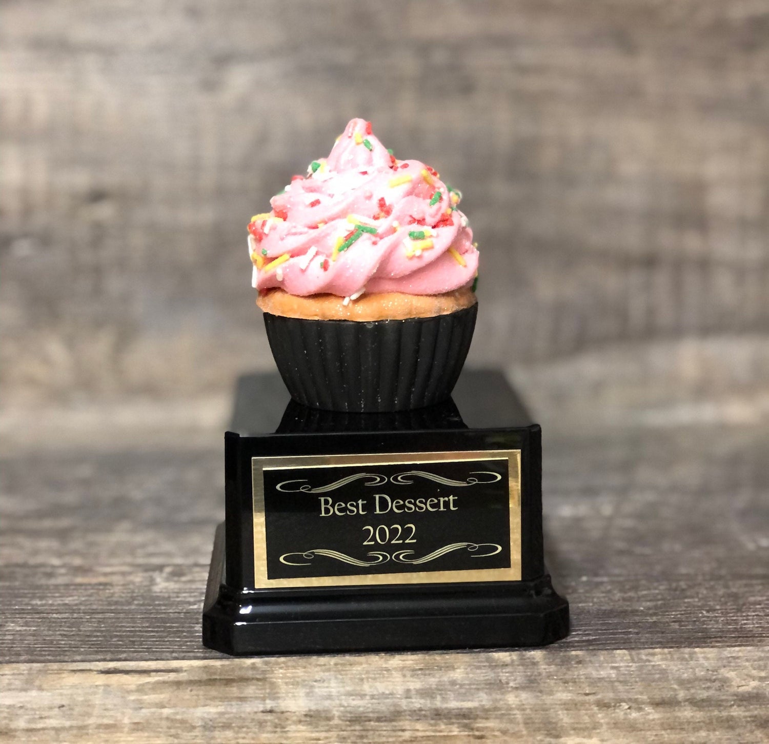 Cupcake Trophy Birthday Gag Gift Happy Birthday Dessert Bake Off Trophy Baking Competition Trophy Personalized Funny Trophy Adult Humor