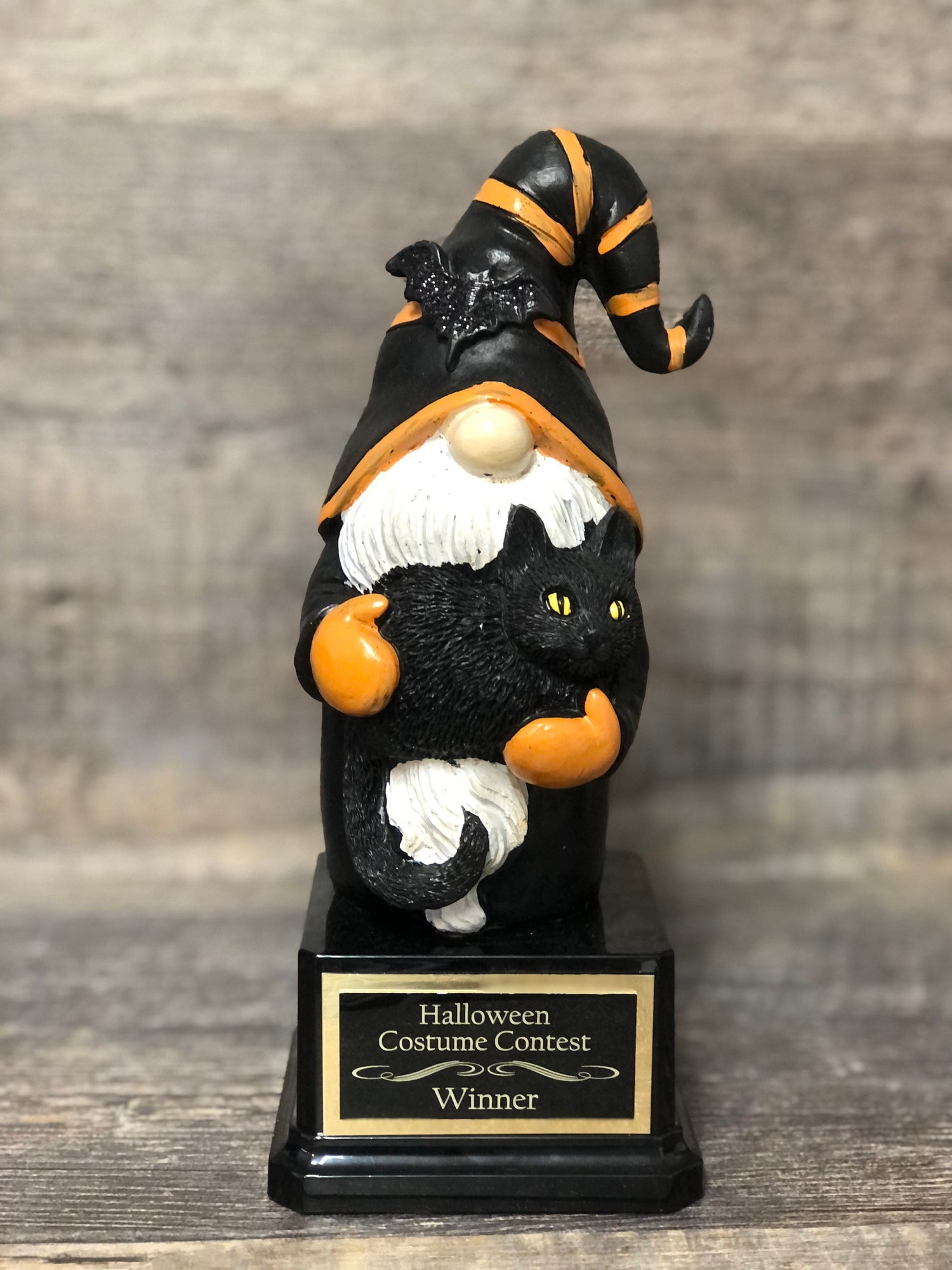 Halloween Trophy Gnome Doll Costume Contest Winner Trunk or Treat Trophy Pumpkin Carving Contest Scary Costume Trunk Or Treat