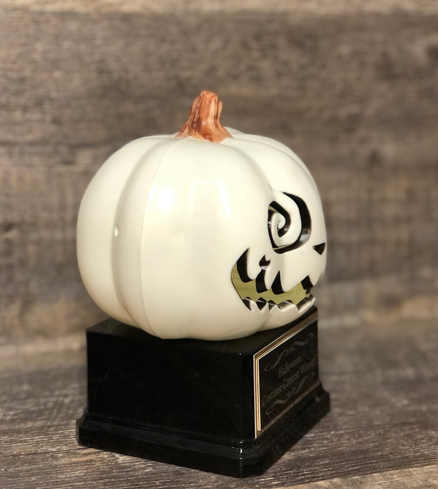 Halloween Pumpkin Trophy Carving Contest Jack O Lantern Trophy Scariest or Best Costume Contest Prize Pumpkin Decor Halloween Trophies