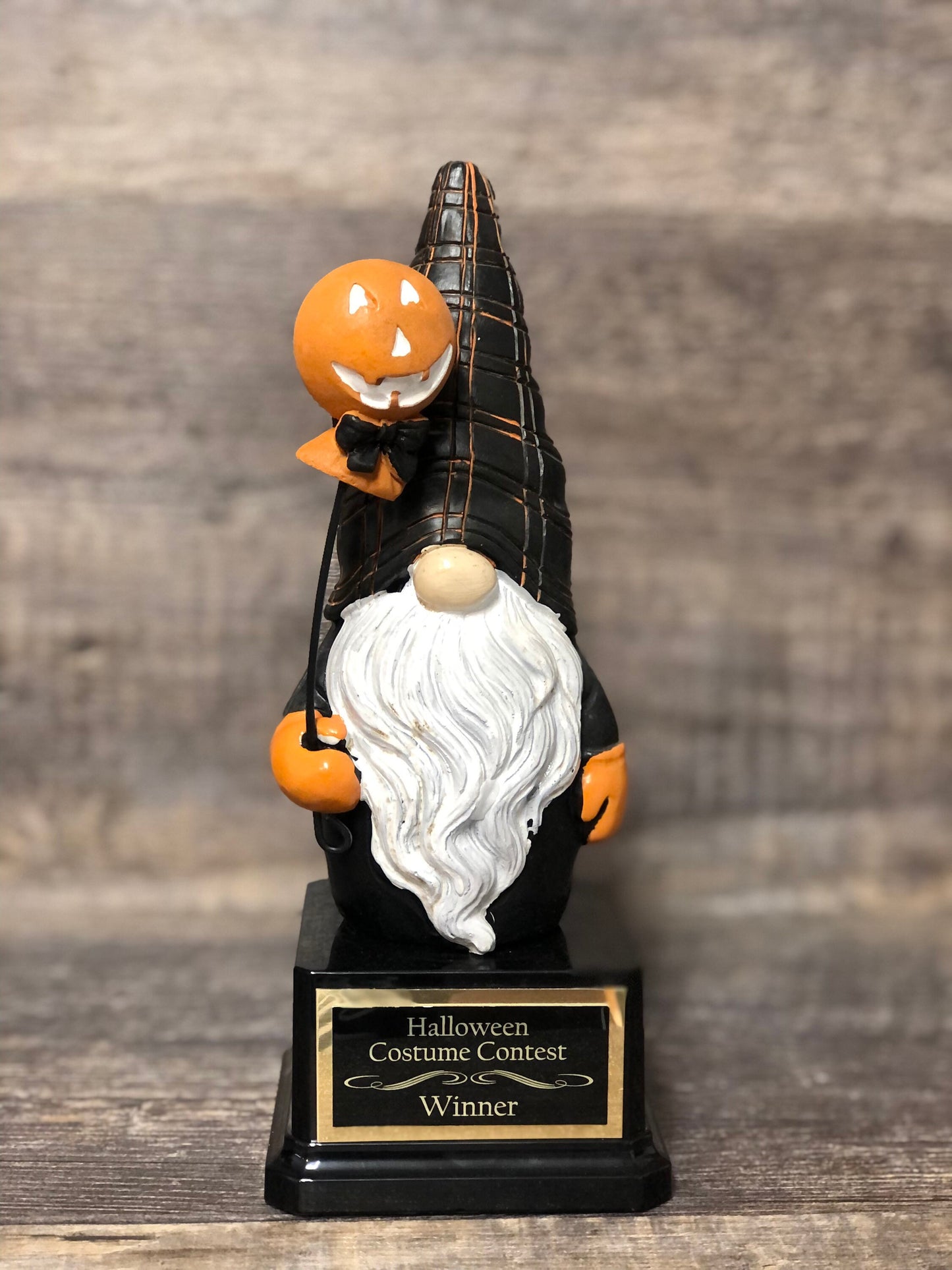 Halloween Trophy Gnome Doll Costume Contest Winner Trunk or Treat Trophy Pumpkin Carving Contest Scary Costume Trunk Or Treat