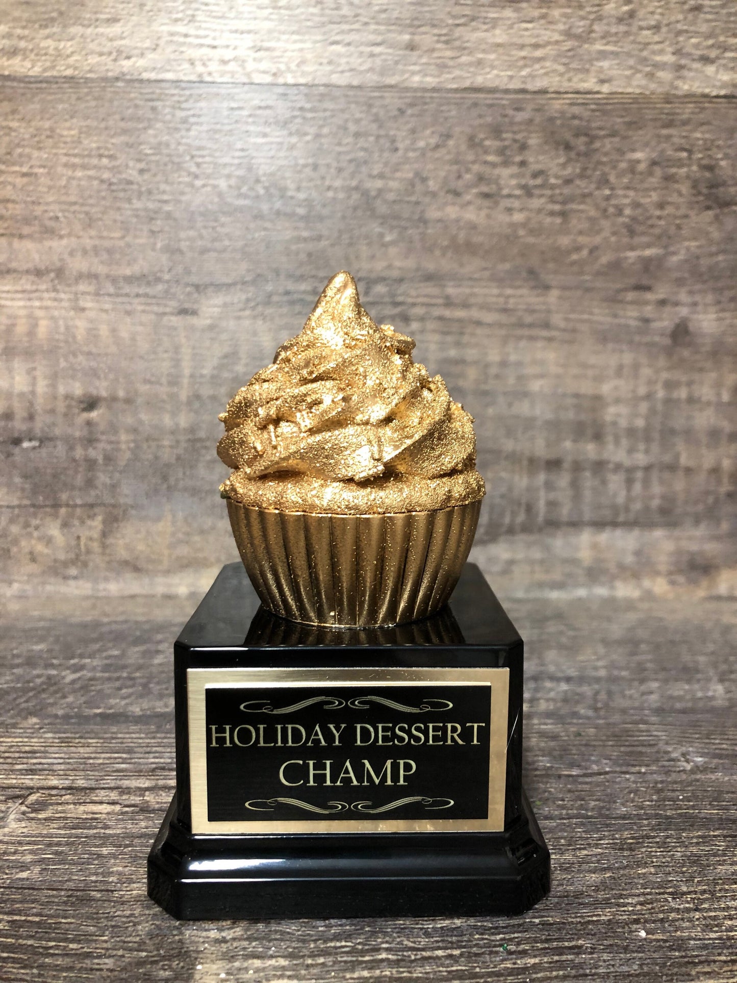 Golden Cupcake Trophy Bake Off Trophy Baking Competition Trophy Birthday Gag Gift Cupcake Dessert Trophy Funny Trophy Adult Humor