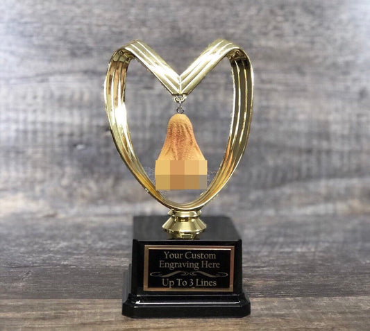 Fantasy Football Loser Testicle Trophy You Suck Balls Last Place FFL Sacko Trophy You've Got Balls Funny Trophy Adult Humor Gag Gift