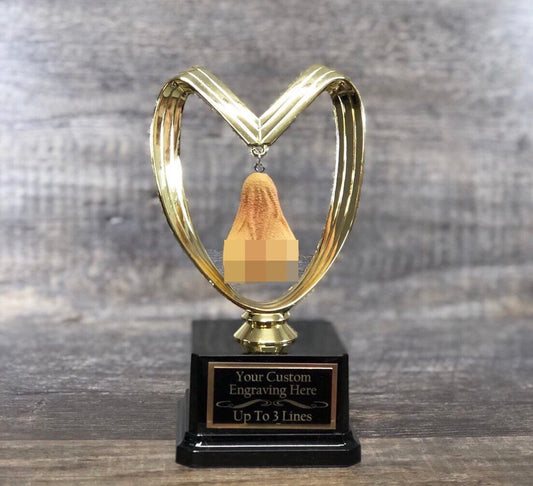 Golf Trophy Loser Testicle Trophy You Suck Balls Trophy Funny Trophy Birthday Gag Gift Loser Last Place You've Got Balls Adult Humor