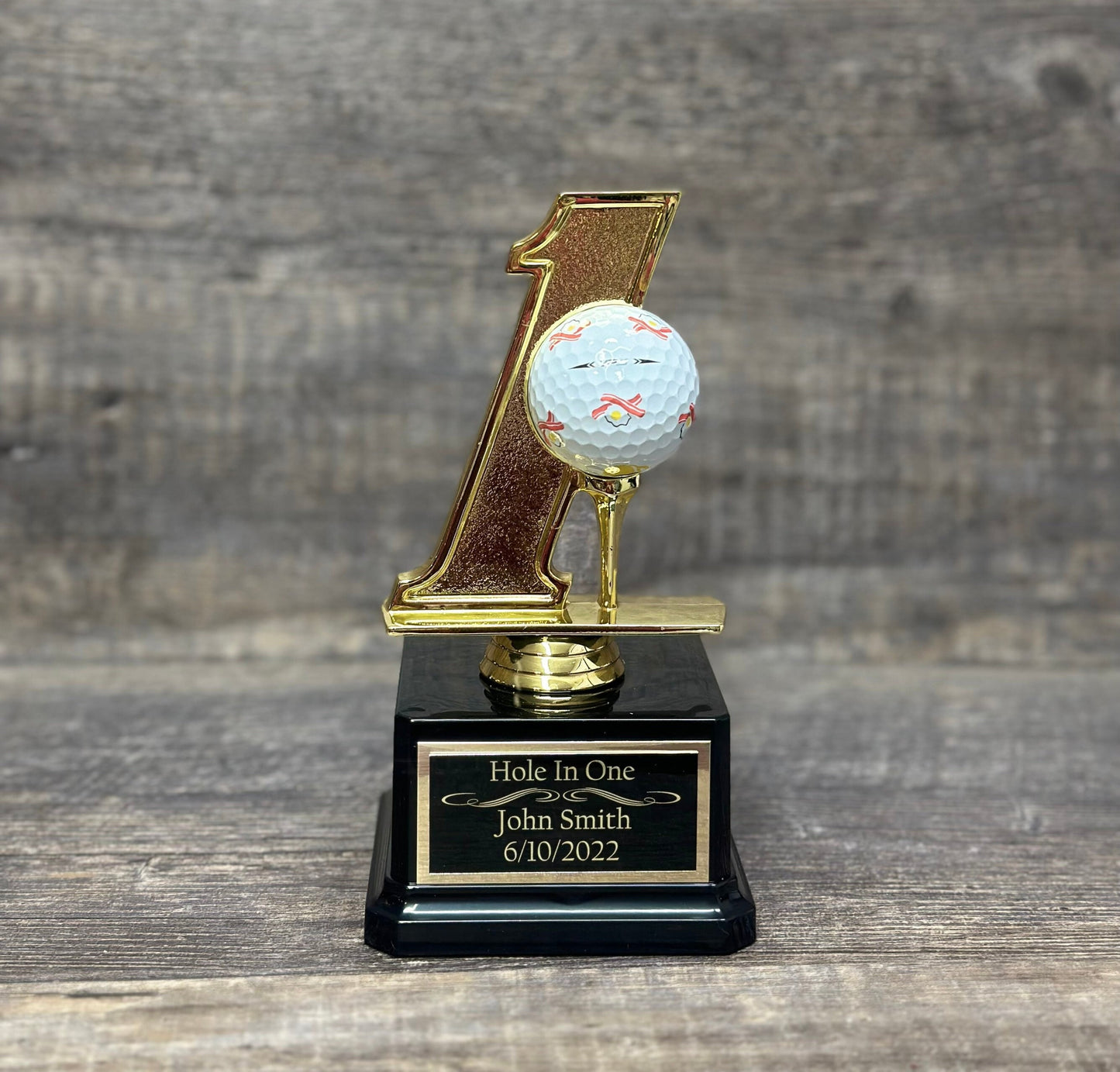 Golf Hole In One Trophy Tournament Trophy Classic Golf Charity Event Trophy Recognition Trophy Bragging Right Best Score Guys Weekend