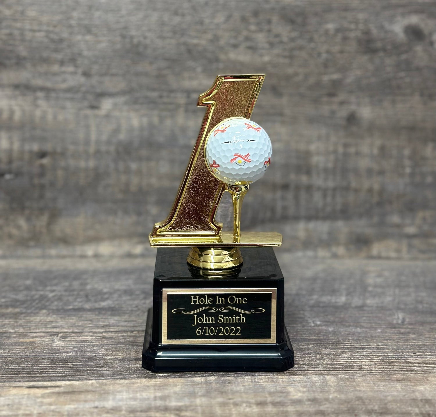 Golf Hole In One Trophy Tournament Trophy Classic Golf Charity Event Trophy Recognition Trophy Bragging Right Best Score Guys Weekend