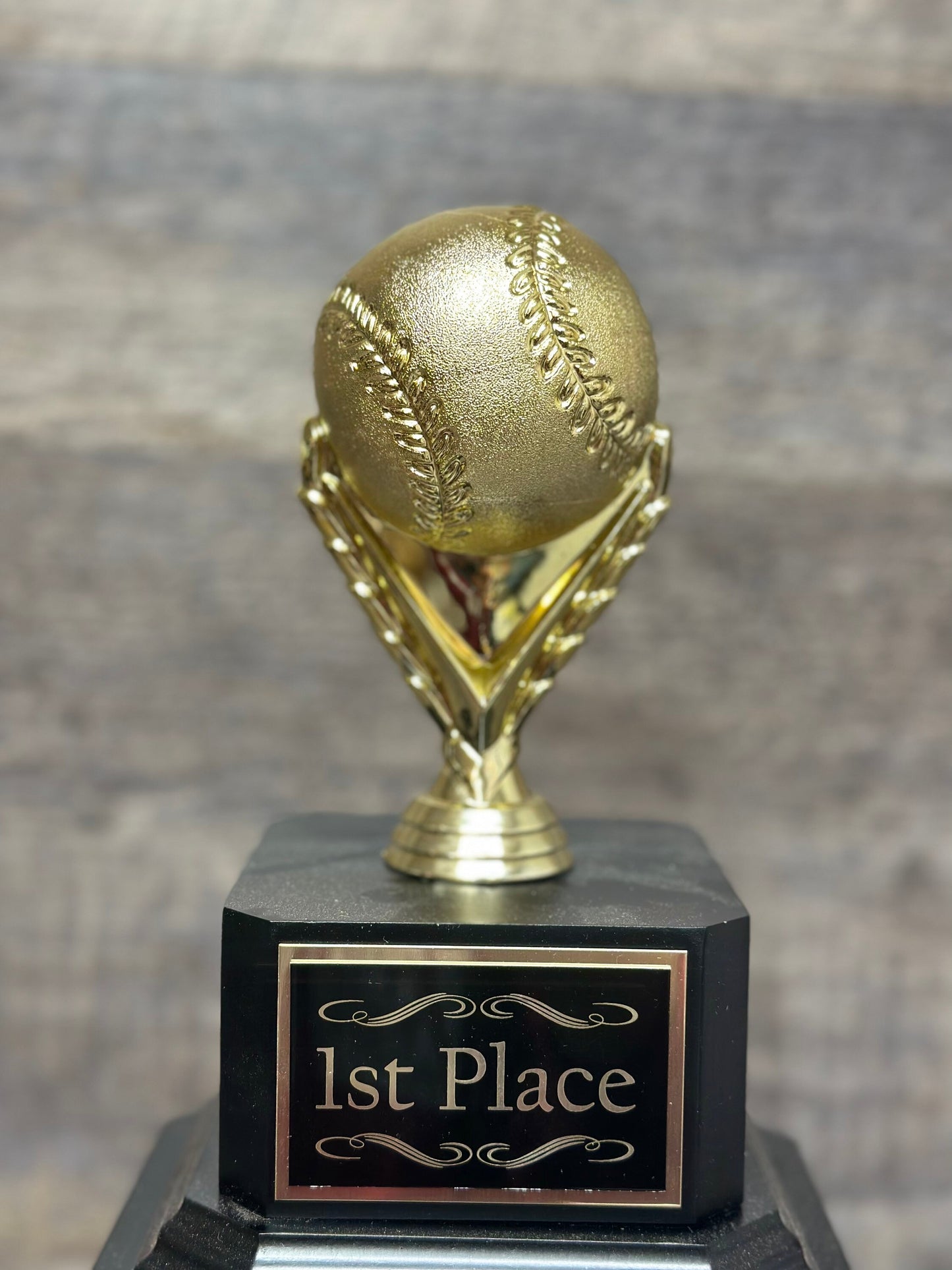 Baseball Trophy Fantasy Baseball Perpetual Trophy Gold Baseball Award FBB Baseball League Champion Championship Team Award Personalized