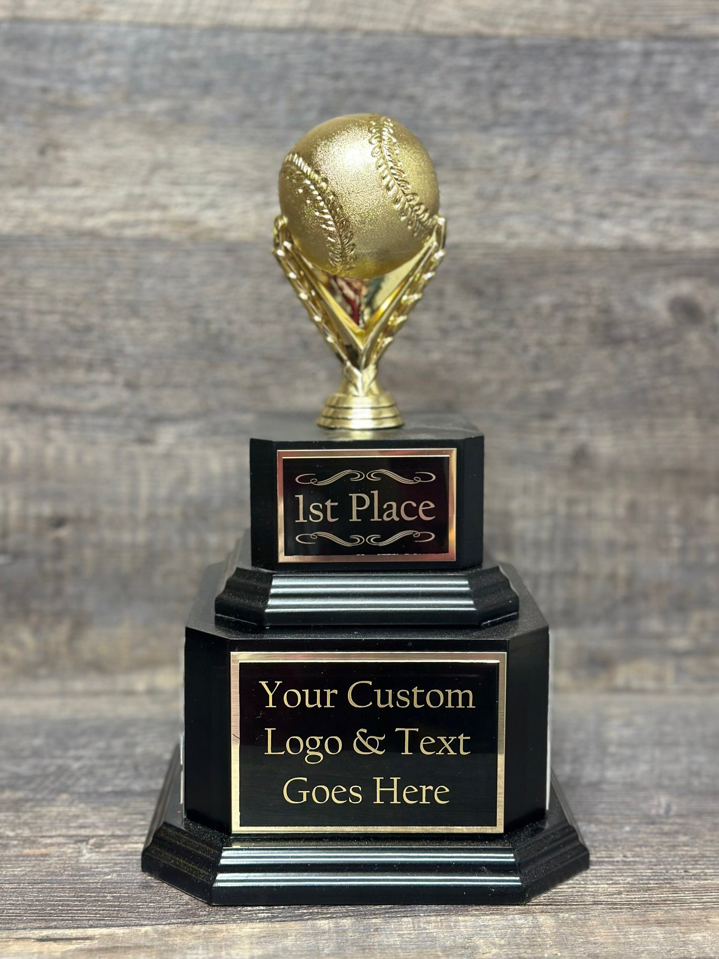 Baseball Trophy Fantasy Baseball Perpetual Trophy Gold Baseball Award FBB Baseball League Champion Championship Team Award Personalized