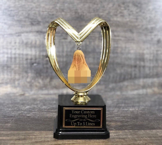 Loser Trophy You Suck Balls Last Place Funny Trophy You've Got Balls Funny Testicle Trophy Adult Humor Gag Gift Testicle