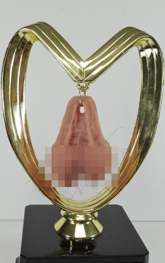 Funny Trophy You Suck HAIRY Balls Fantasy Football Loser Trophy Last Place FFL Sacko Trophy You've Got Balls Adult Humor Gag Gift Testicle