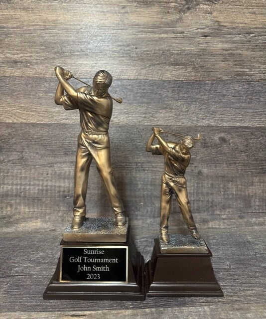 Classic Golf Trophy Tournament Trophy Golf Charity Event Trophy Hole In One Under Par Bragging Rights Best Score Guys Weekend Trip