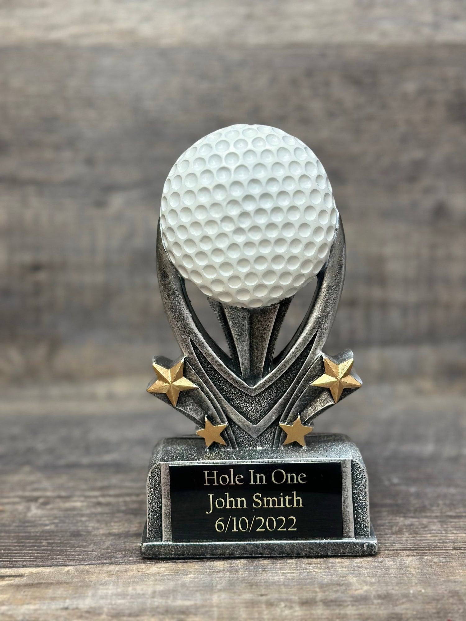 Golf Trophy Hole In One Trophy Tournament Trophy Classic Golf Charity Event Trophy Recognition Trophy Bragging Right Best Score Guys Weekend