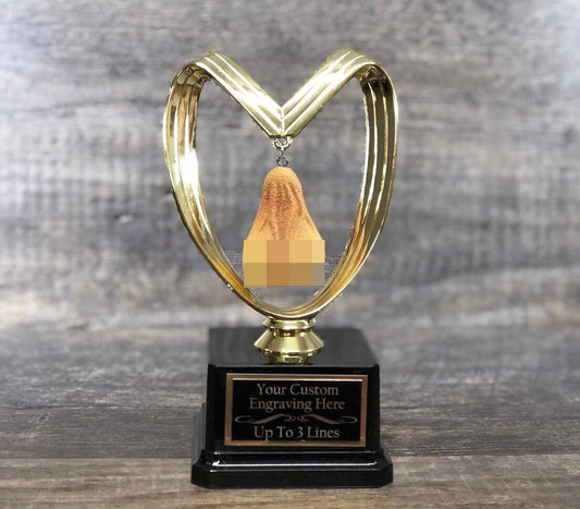 FFL Testicle Trophy Fantasy Football Sacko You Suck Balls Last Place Loser Grow A Pair You've Got Balls Funny Trophy Adult Humor Gag Gift