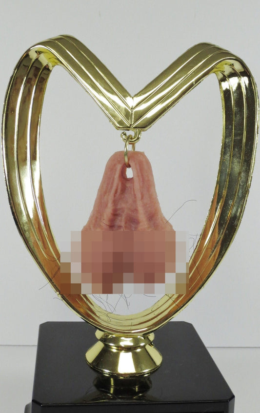 You Suck HAIRY Balls Fantasy Football Loser Trophy Last Place FFL Sacko Trophy You've Got Balls Funny Trophy Adult Humor Gag Gift Testicle