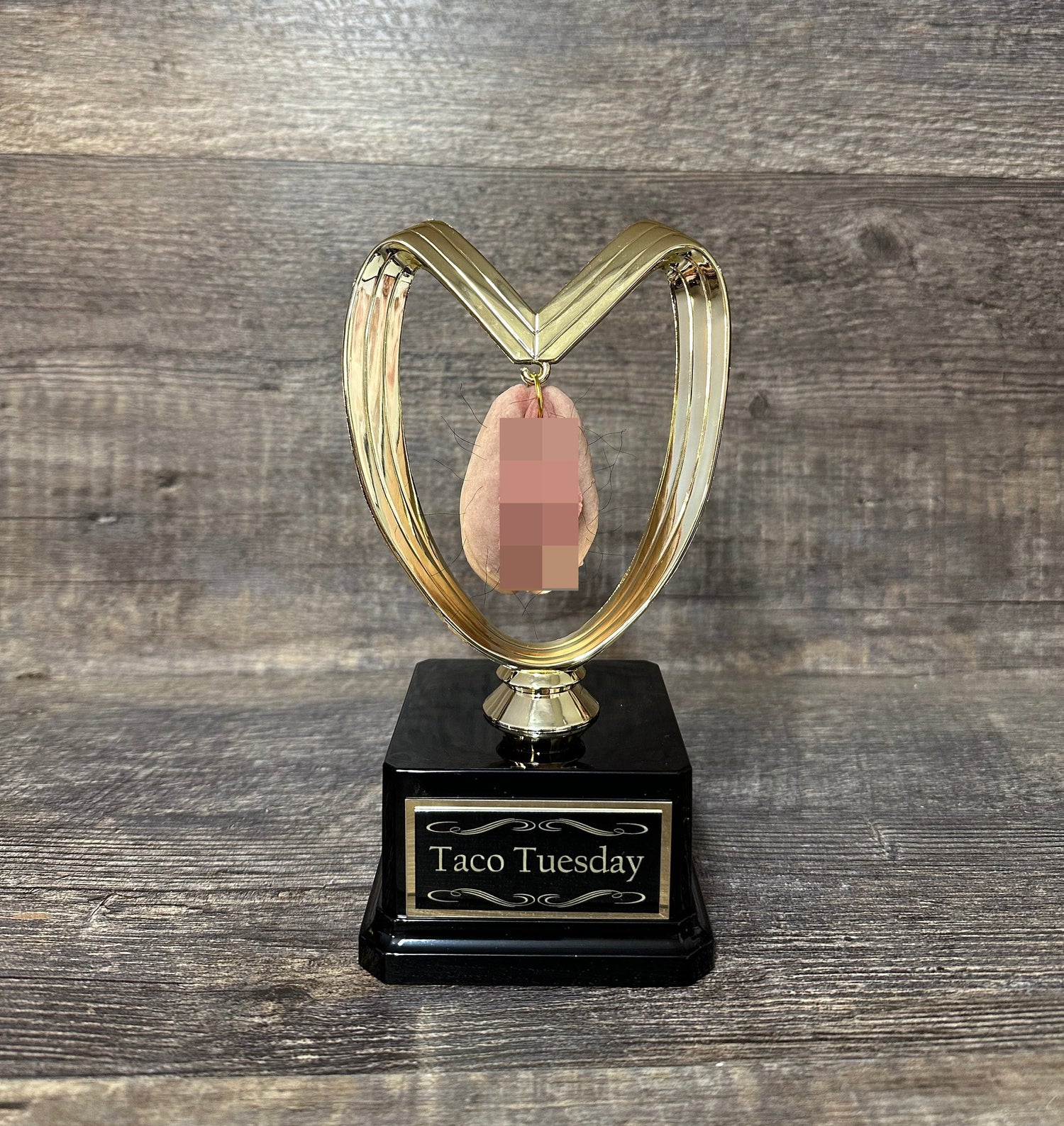 HAIRY Vagina Funny Trophy Loser Trophy Last Place Trophy Hairy Pussy Trophy Adult Humor Gag Gift Inappropriate Birthday Personalized Gift