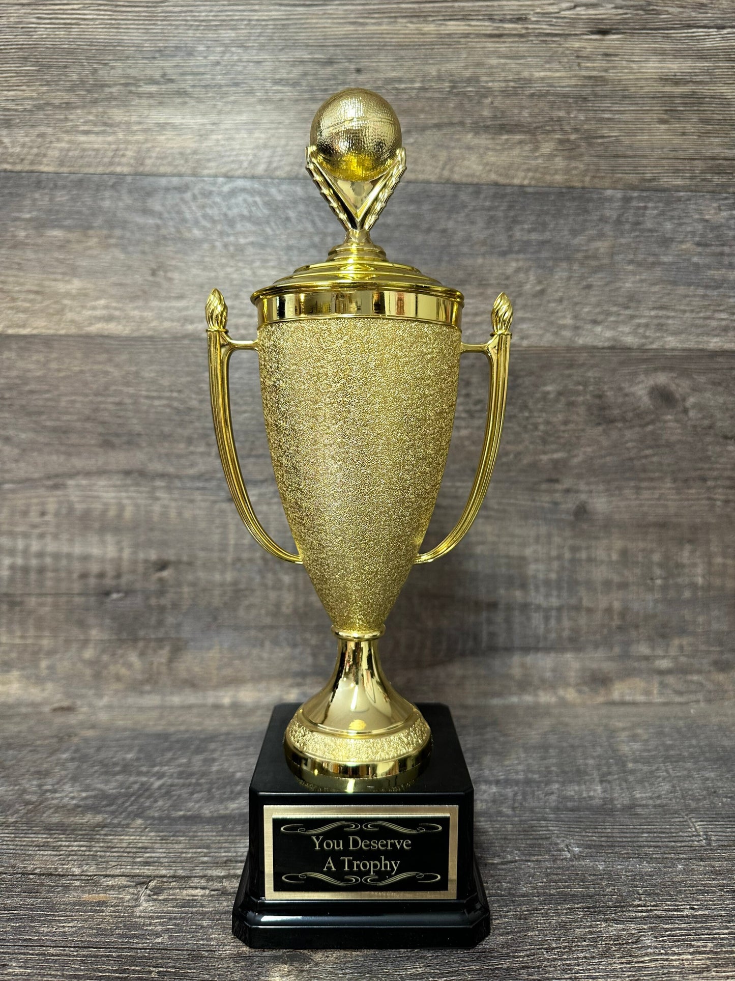 Madness Basketball Trophy Bracket Champion Award FBBL FBL Basketball 12" Cup Trophy Fantasy Basketball League Champ Team Award