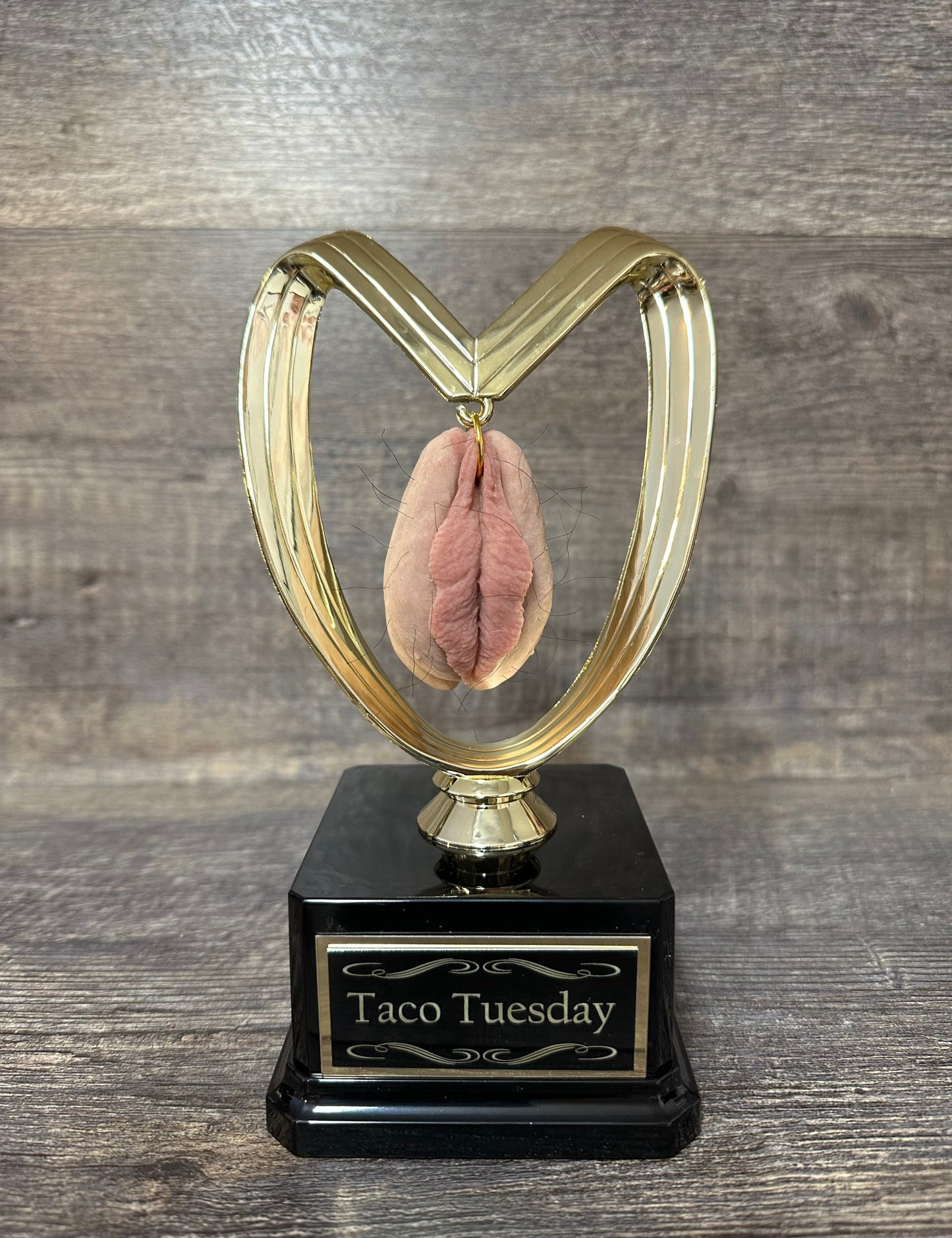 HAIRY Vagina Funny Trophy Loser Trophy Last Place Trophy Hairy Pussy Trophy Adult Humor Gag Gift Inappropriate Birthday Personalized Gift