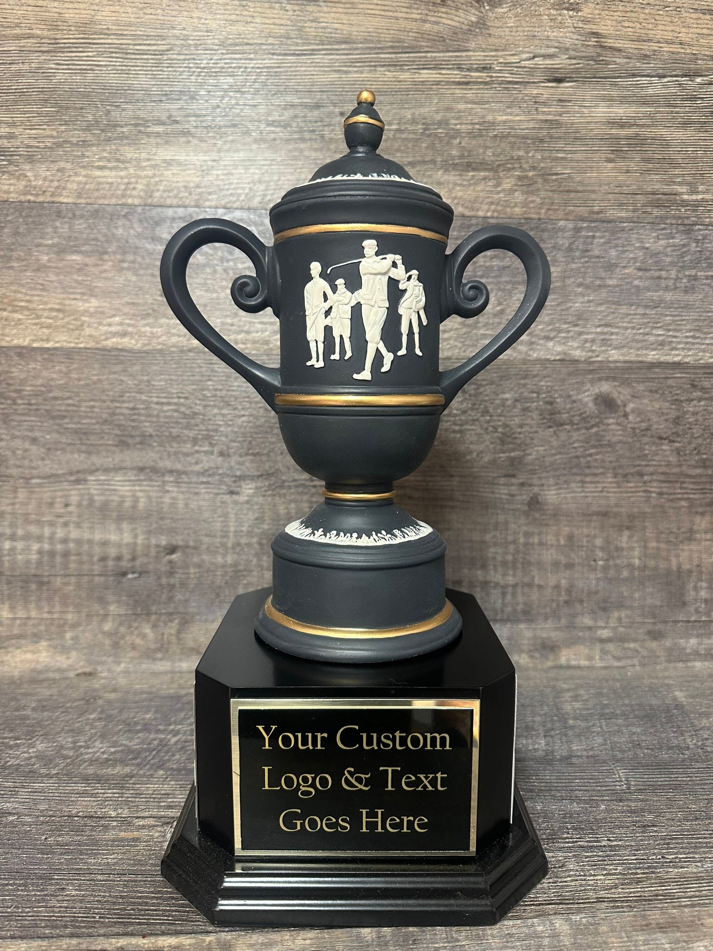 Classic Golf Trophy Cameo Cup Tournament Trophy Golf Charity Event Trophy Hole In One Under Par Bragging Rights Best Score Guys Weekend Trip