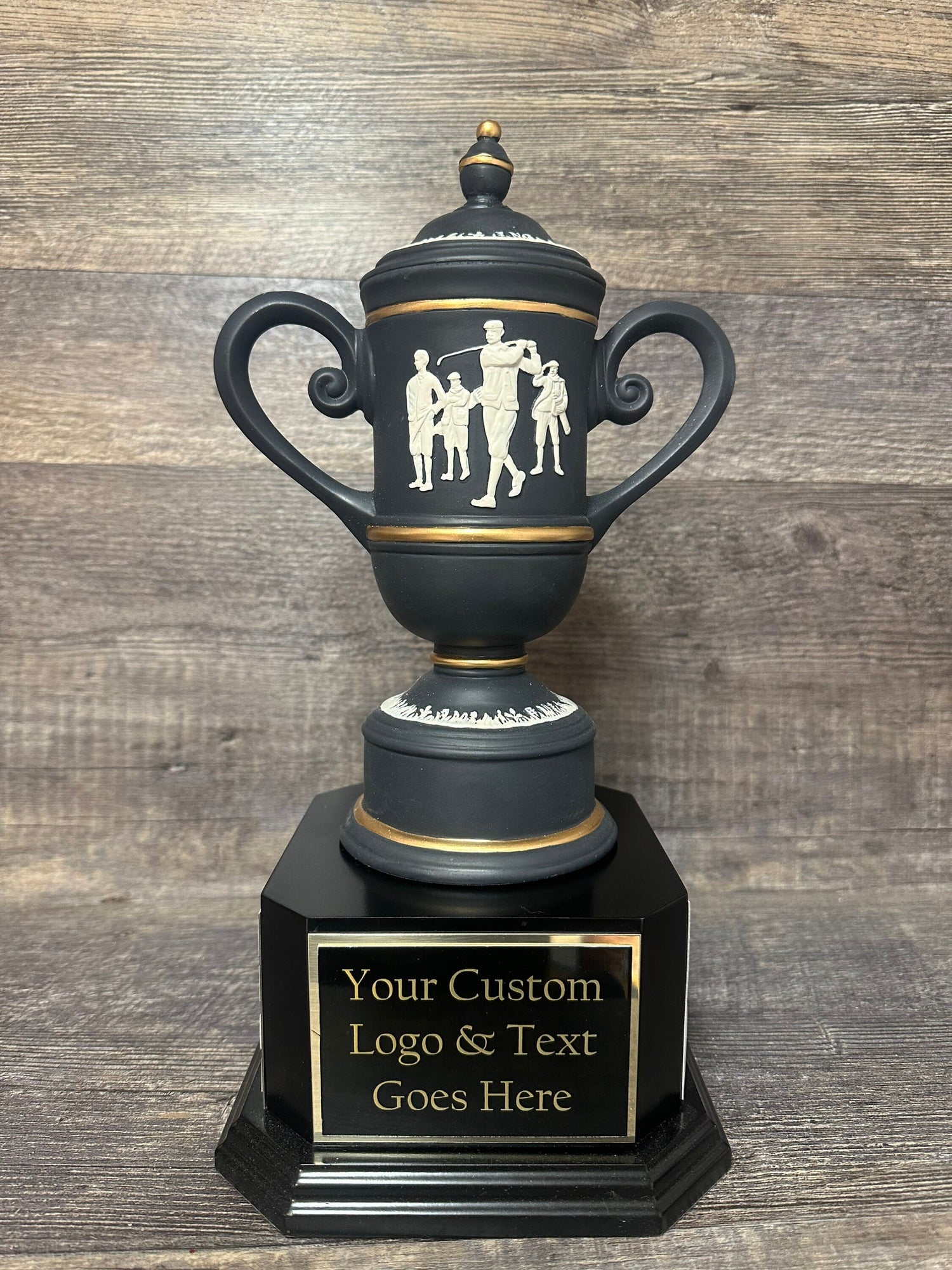 Classic Golf Trophy Cameo Cup Tournament Trophy Golf Charity Event Trophy Hole In One Under Par Bragging Rights Best Score Guys Weekend Trip