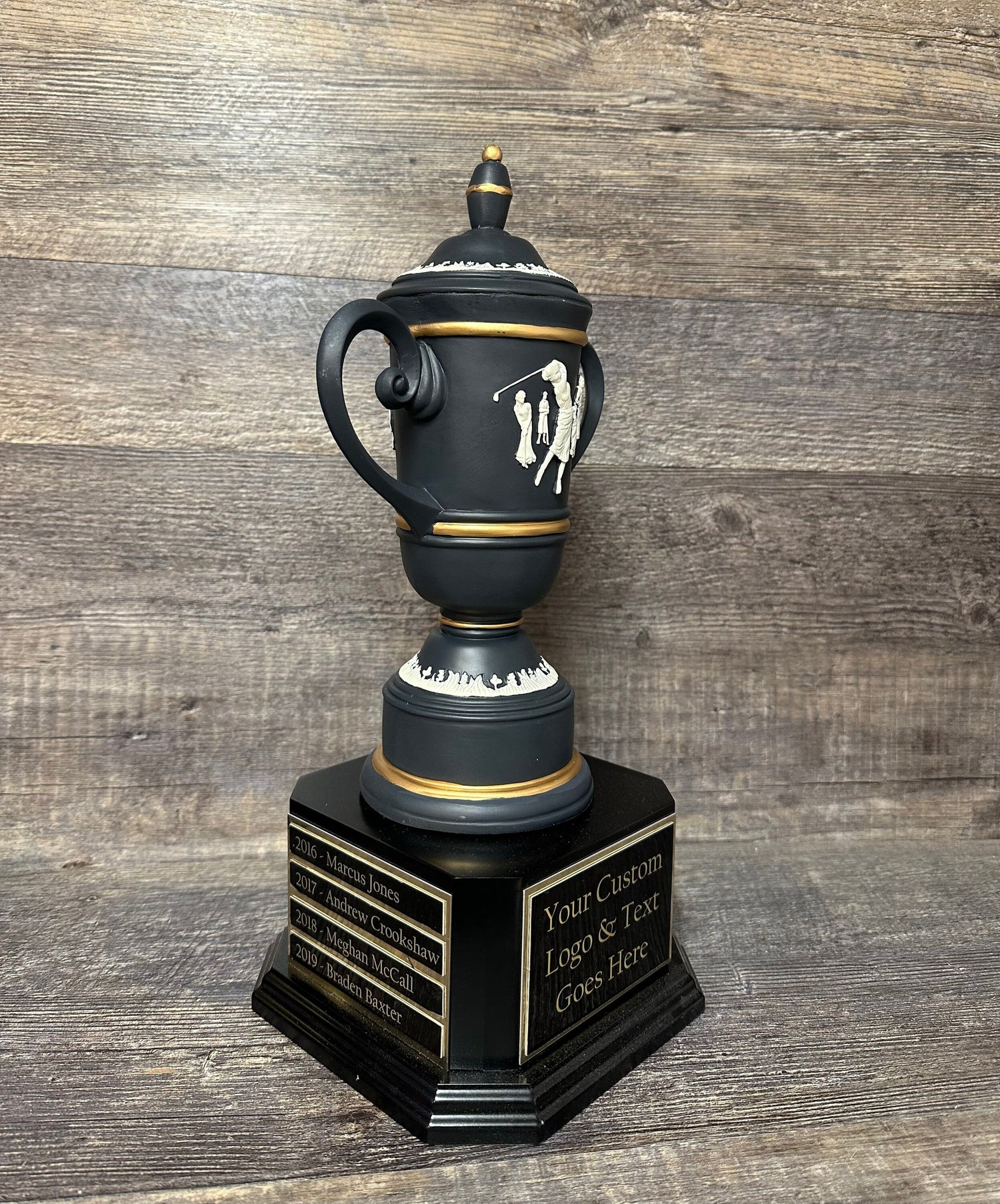 Woman's Classic Golf Trophy Cameo Cup Tournament Trophy Golf Charity Event Trophy Hole In One Under Par Bragging Rights Best Score