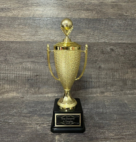 Madness Basketball Trophy Bracket Champion Award FBBL FBL Basketball 12" Cup Trophy Fantasy Basketball League Champ Team Award